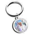 Pope Francis - Papal Visit NY 2015 Religious Color Engravable Keychain