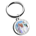 Pope Francis - Papal Visit NY 2015 Religious Color Engravable Keychain