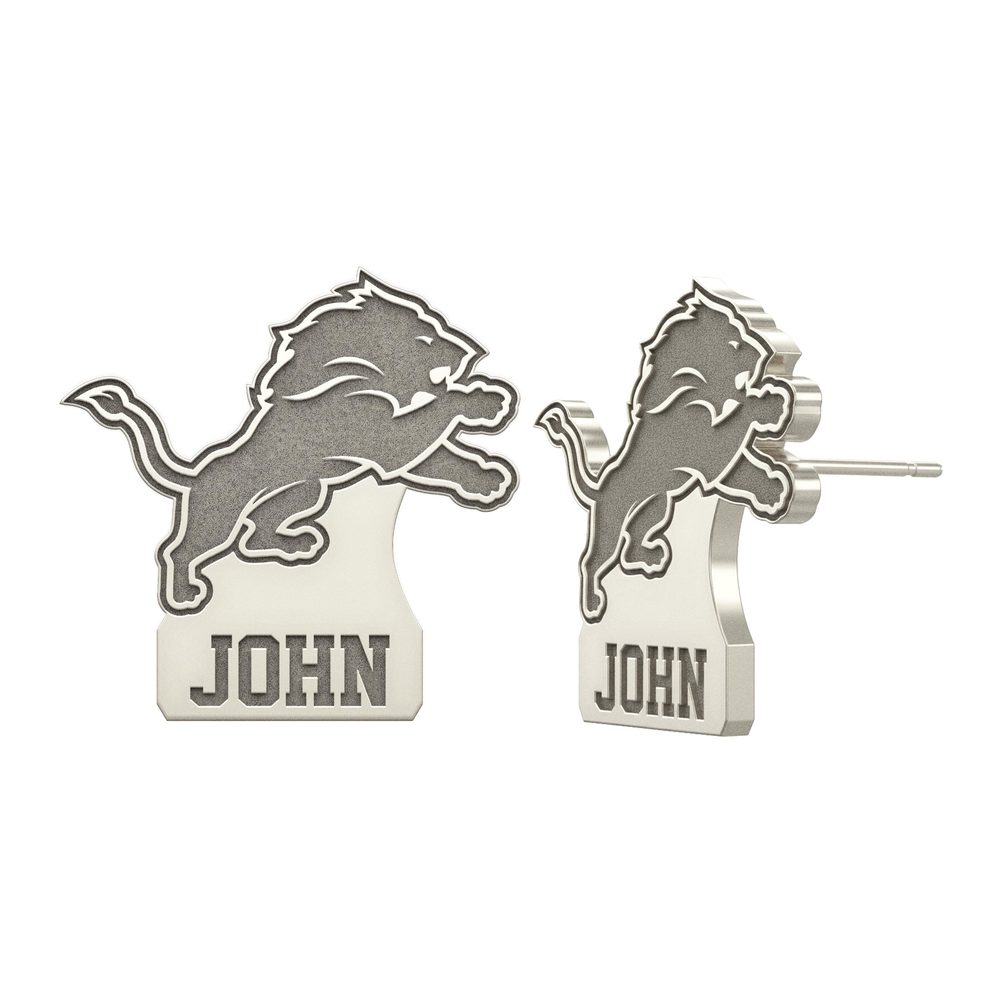 Officially Licensed Detroit Lions Earrings