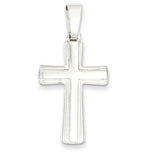 Sterling Silver Polished Cross Pendant