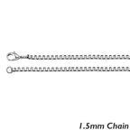 Sterling Silver Approx. 0.06 Inch Box Chain