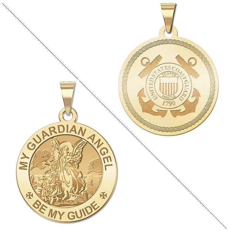My Guardian Angel Doubledside COAST GUARD Religious Medal "EXCLUSIVE"