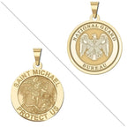 Saint Michael Doubledside NATIONAL GUARD Religious Medal "EXCLUSIVE"