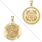Saint Michael Doubledside COAST GUARD Religious Medal "EXCLUSIVE"