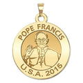 Pope Francis USA 2015 -  Papal Visit Embossed Round Religous Medal