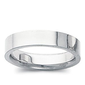Sterling Silver Approx. 0.16 Inch Flat Comfort-Fit Wedding Band