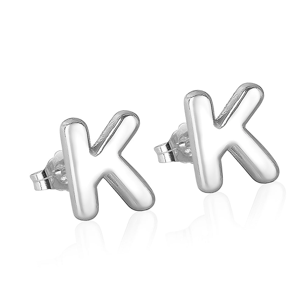 Bubble Initial Earrings