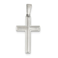 Sterling Silver Polished Cross Pendant