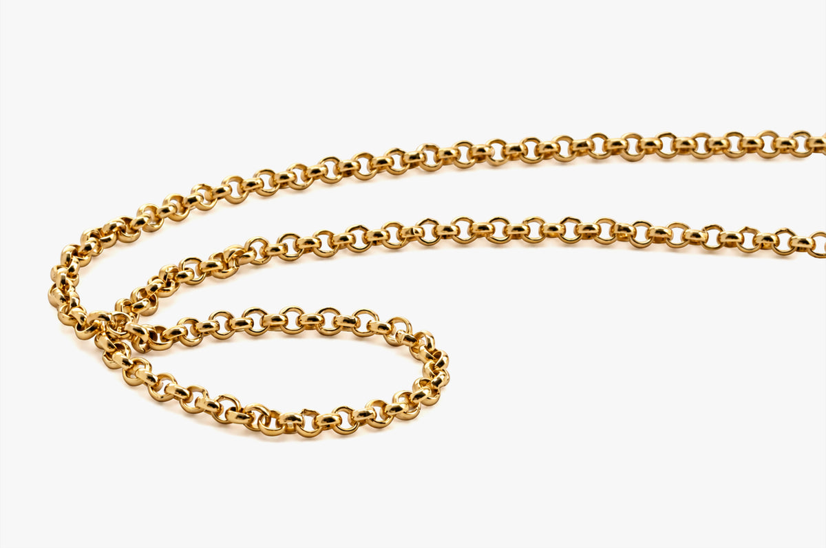 Gold Plated Rolo Chain