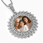 Crown of Thorns Photo Engraved Pendant