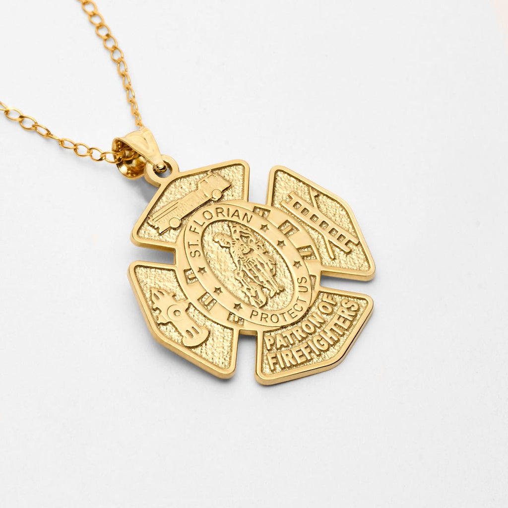 Saint Florian Firefighter Badge Medal