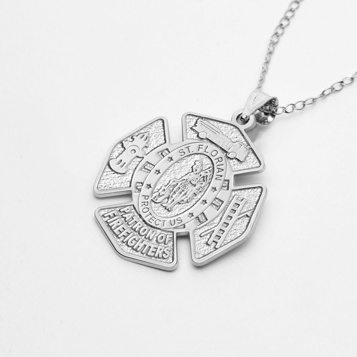 Saint Florian Firefighter Badge Medal