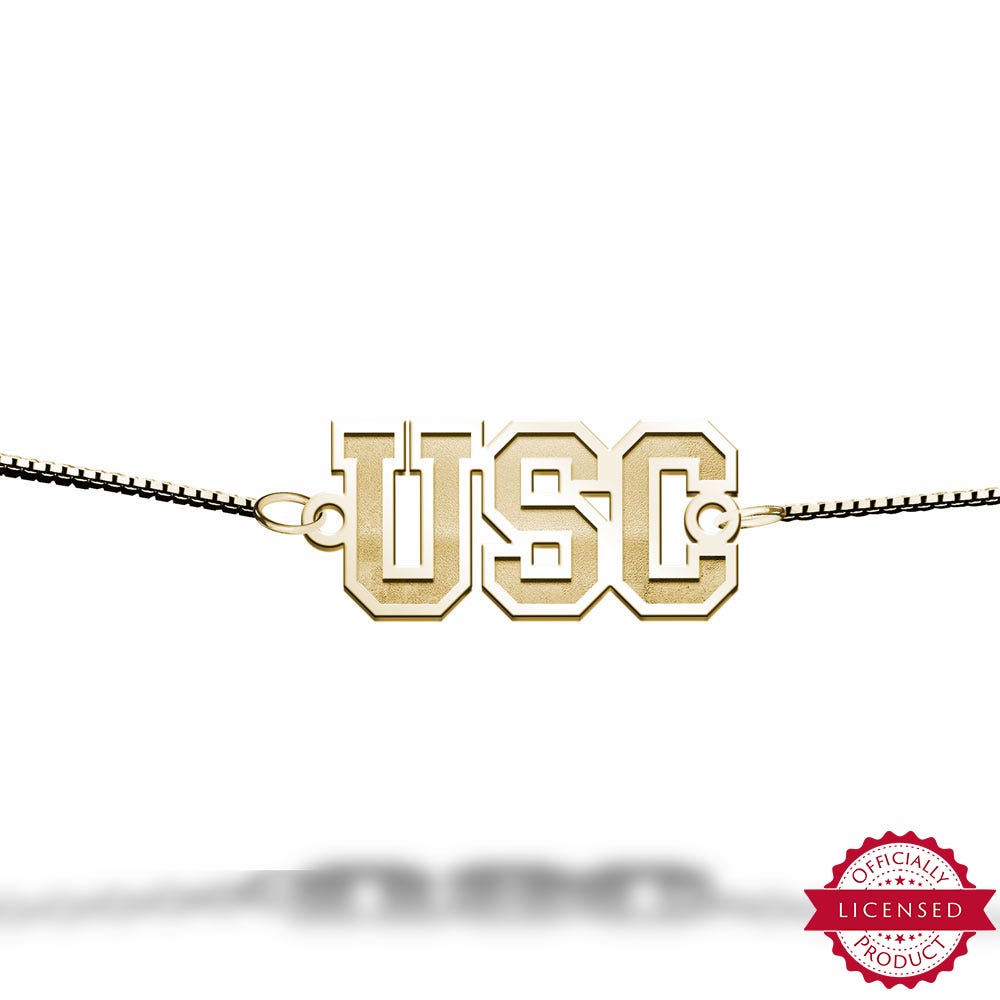 Usc Block Bracelet