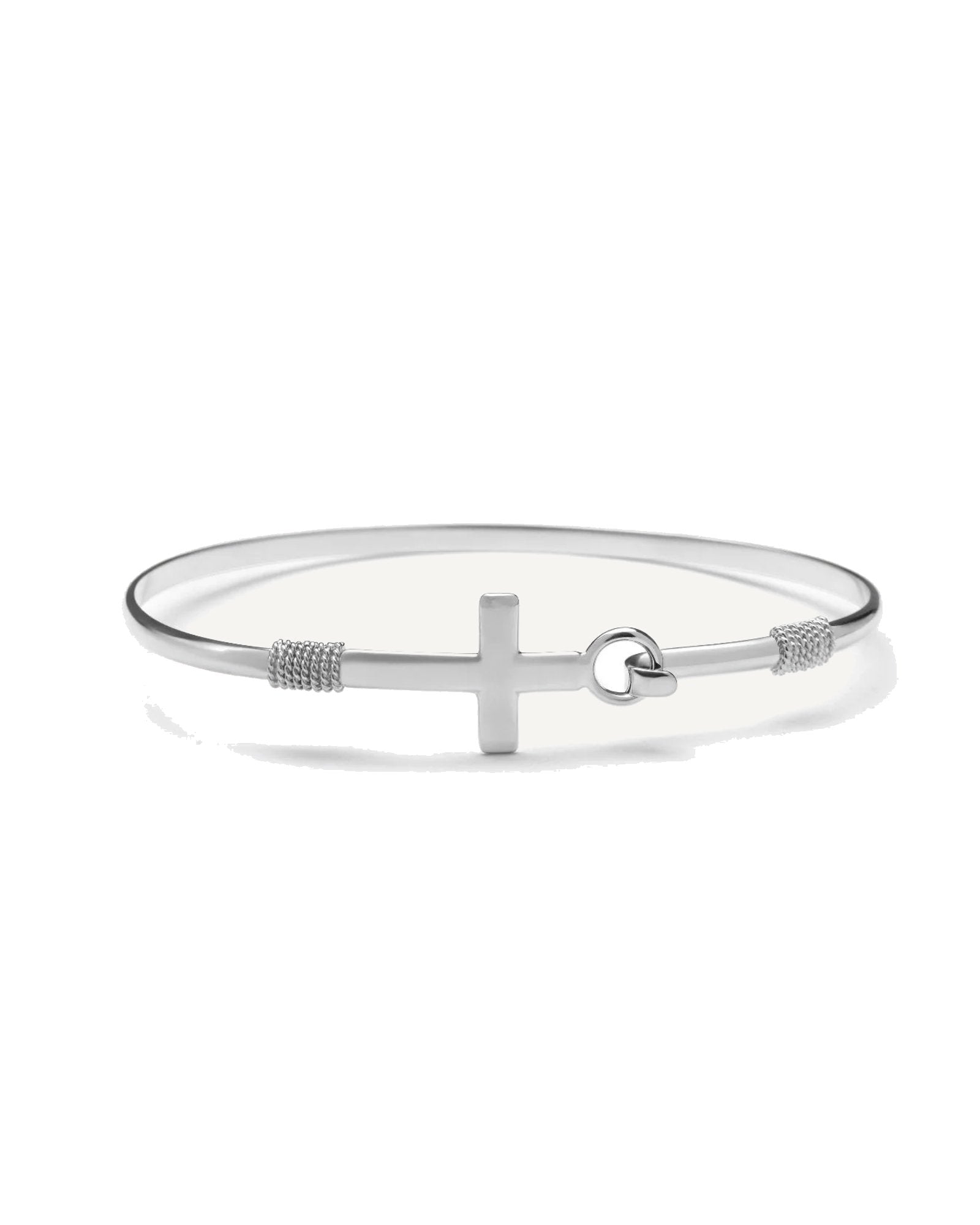 33000 Roses Cross Bangle Bracelet | PicturesOnGold.com