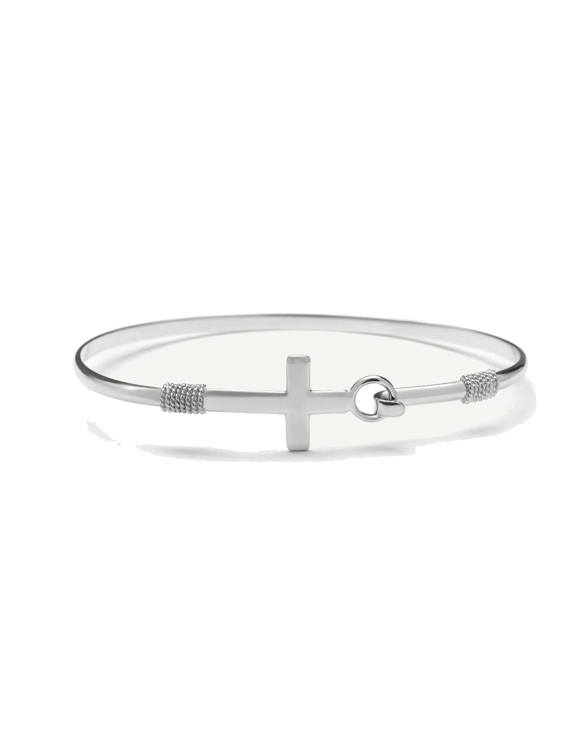 Cross Bangle Bracelet