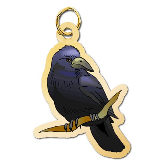Bird - Crow Charm