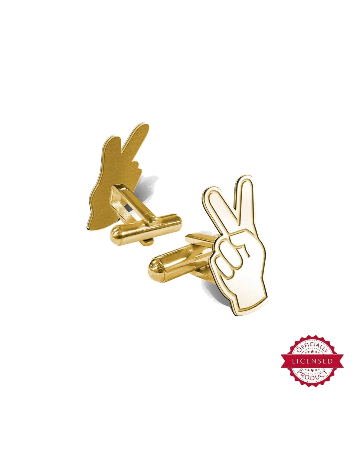 Pair of Usc Fight On Fingers Cufflinks