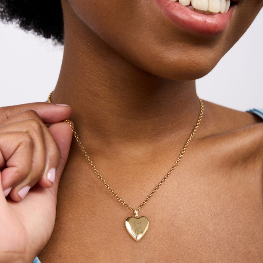Build Your Own 2-Photo Mom Heart Locket