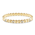 Personalized Round Bangle with Czs