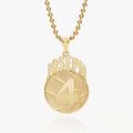 Custom Basketball Pendant with Name & Number