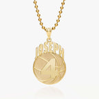 Custom Basketball Pendant with Name & Number