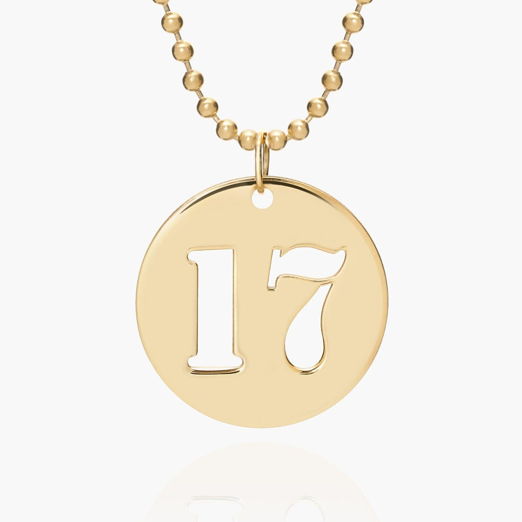 Customized Round Cut Out Number Disc