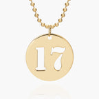 Customized Round Cut Out Number Disc