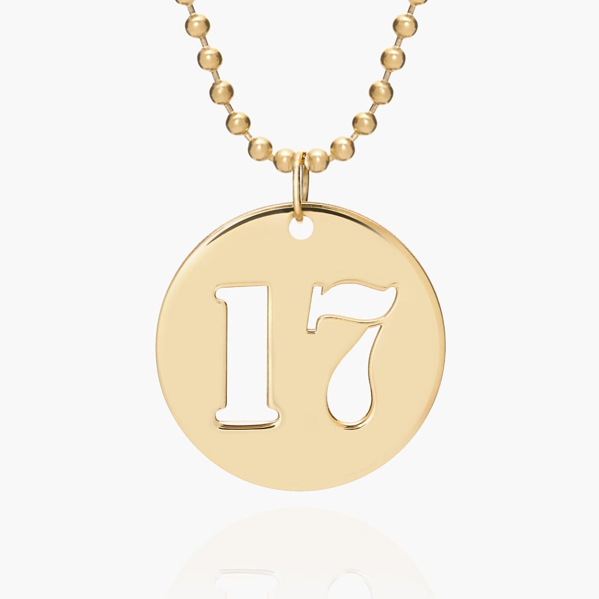 Customized Round Cut Out Number Disc