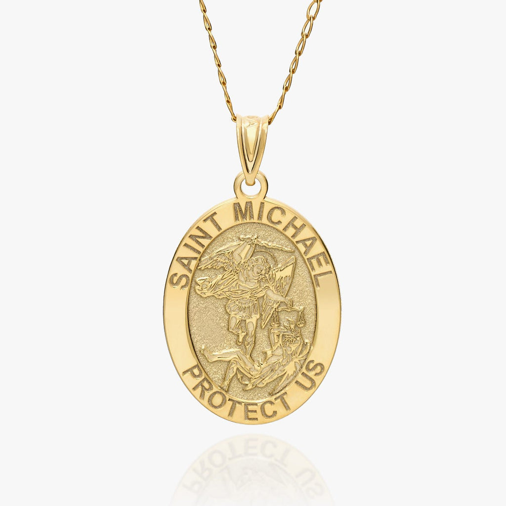 Saint Michael Oval Medal