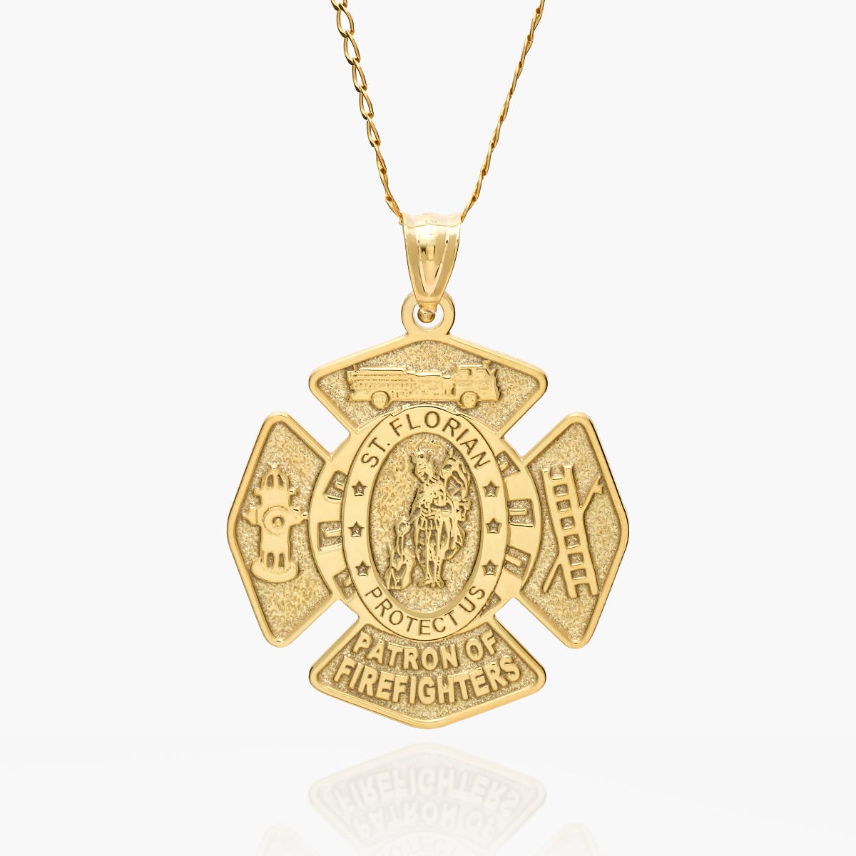 Saint Florian Firefighter Badge Medal