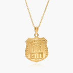 Personalized New Jersey Police Badge with Your Number & Department
