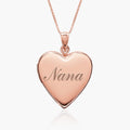 Nana Heart Photo Locket