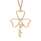 Cutout Shamrock with Name