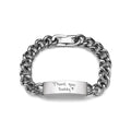 Personalized Handwriting Men's ID Bracelet
