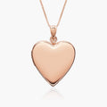 Rose Gold Plated Classic Heart Photo Locket