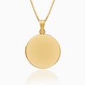 14K Gold Filled Round Photo Locket