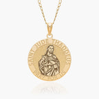 Saint Jude Round Religious Medal