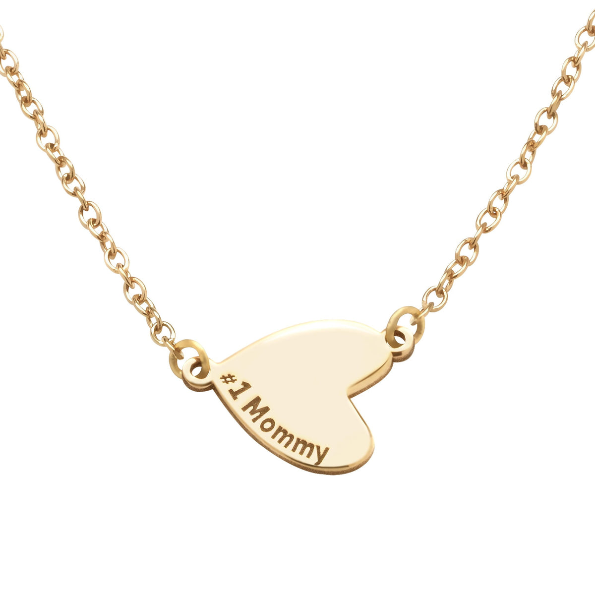 Multiple Heart Charm Necklace with Names