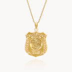 Saint Michael Personalized Police Badge