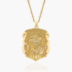 Saint Michael Personalized Police Badge
