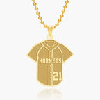 Baseball Jersey Charm or Pendant with Name & Number
