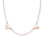 Multiple Heart Charm Necklace with Names