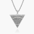 Personalized Triangle Shape State Police Badge with Your Name & Badge Number