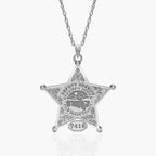 Personalized Florida Sheriff Badge with Rank, Number & Dept.