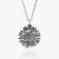 Exclusive Sunflower Photo Necklace and Chain