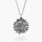 Exclusive Sunflower Photo Necklace and Chain