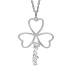 Cutout Shamrock with Name
