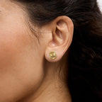 Personalized Police Badge Earrings with Your Number & Department