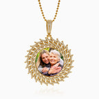 Crown of Thorns Photo Engraved Pendant