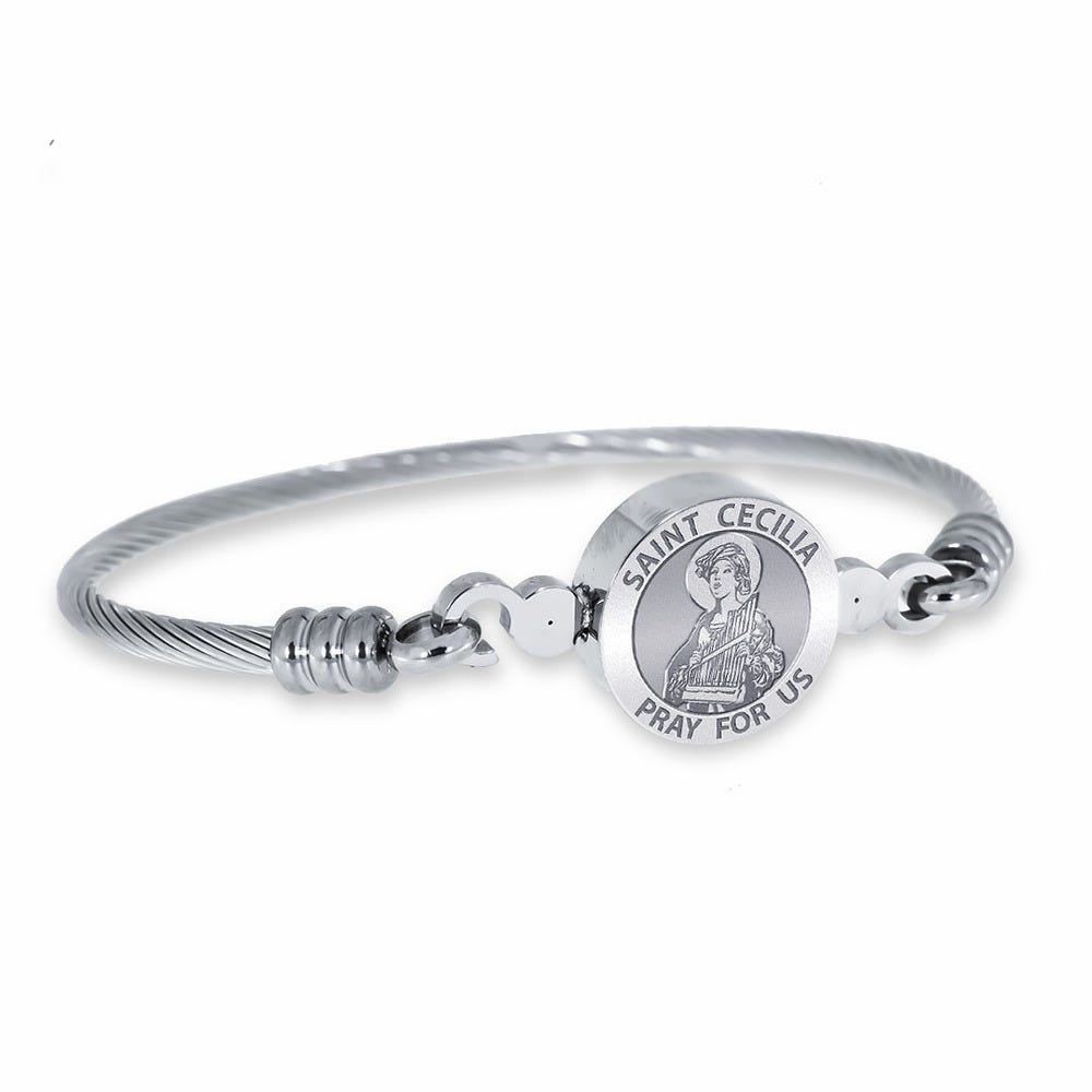 Saint Cecilia Bangle Bracelet
